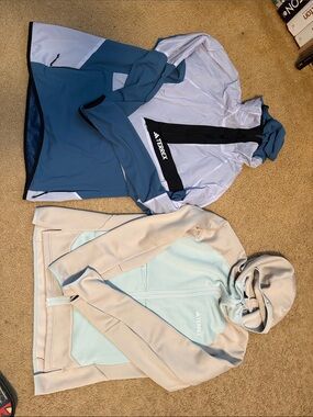 2 adidas terrex hoodies. NWOT